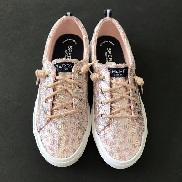Sperry Other - Sperry sequins sneakers shoes flats girls size 5
